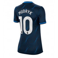 Echipament fotbal Chelsea Mykhailo Mudryk #10 Tricou Deplasare 2023-24 pentru femei maneca scurta